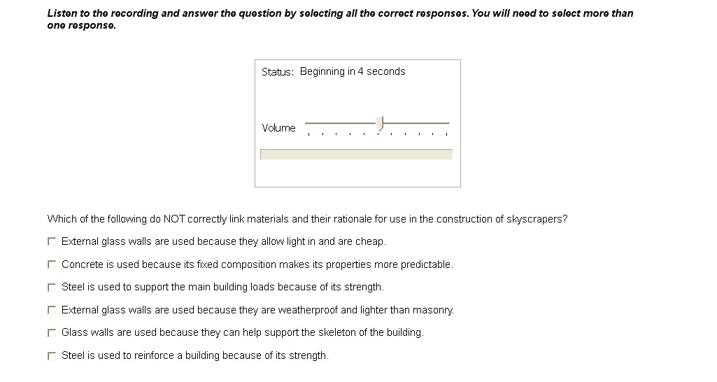 listening, mcq, multiple answers