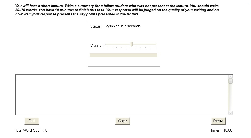 summarize spoken text